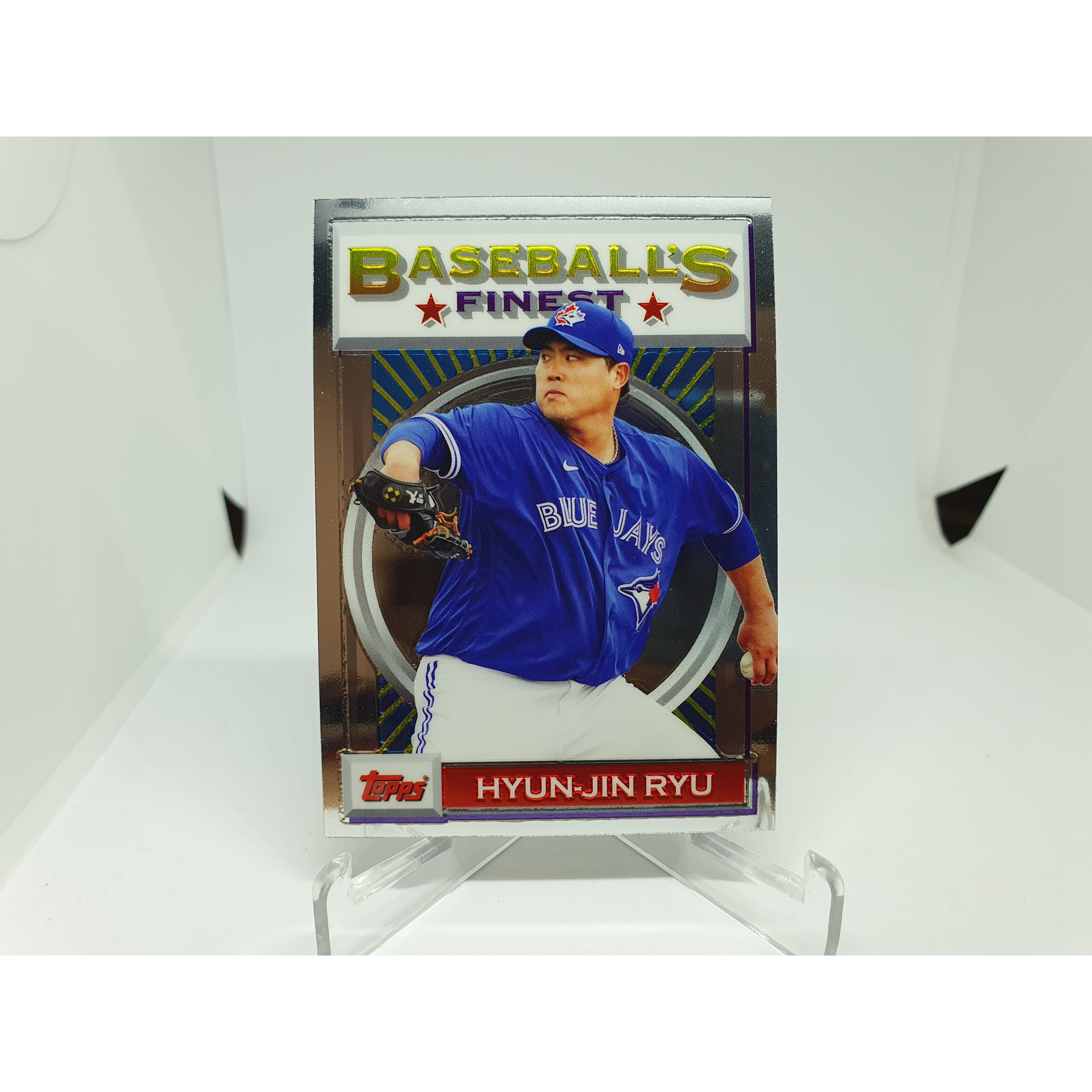 류현진 야구카드 2020 TOPPS Finest Flashback MLB카드 토론토 블루제이스  1개