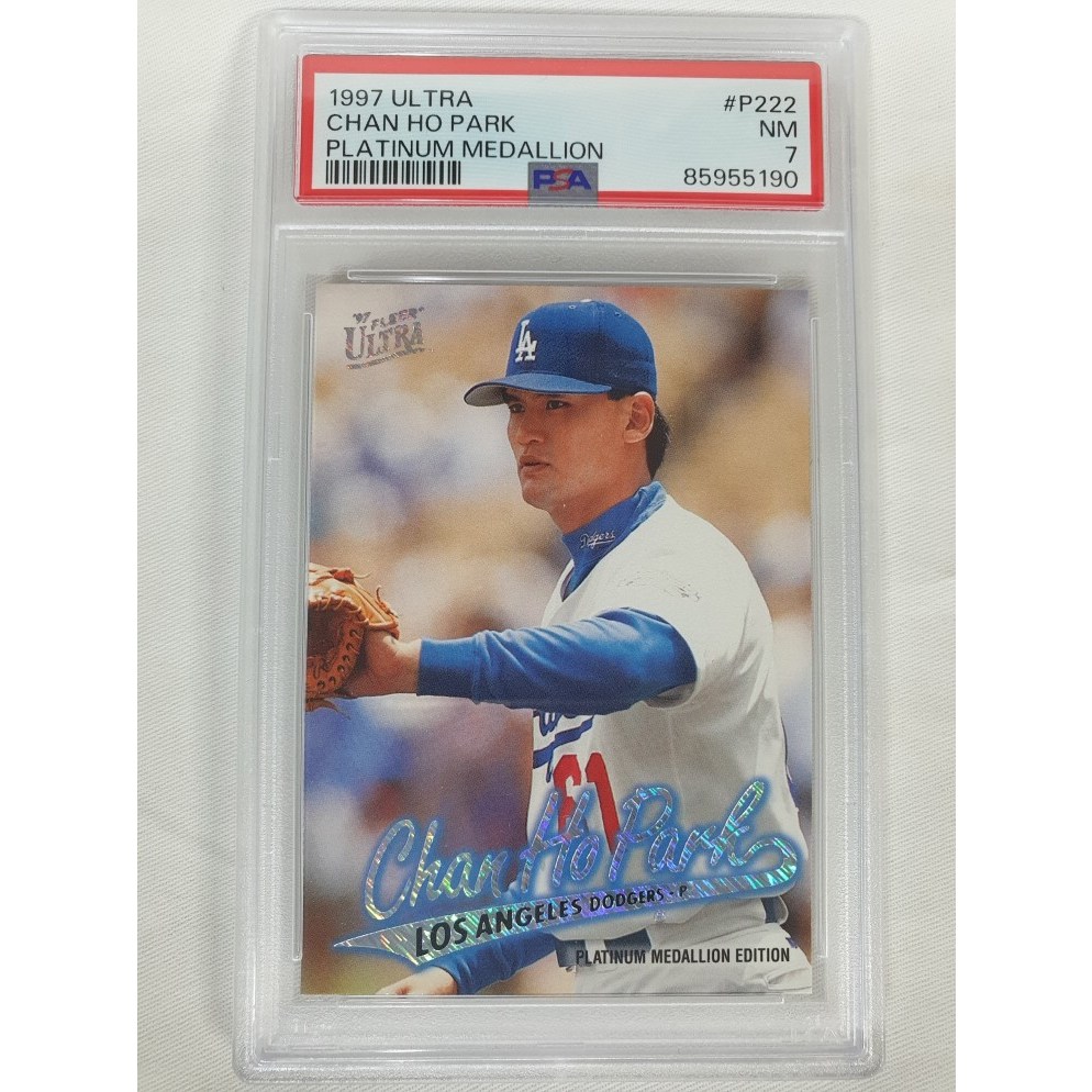 박찬호 플래티넘 1997 Fleer Ultra 플리어 울트라 PLATINUM LA 다저스 MLB 메이저리그 야구 카드  1개