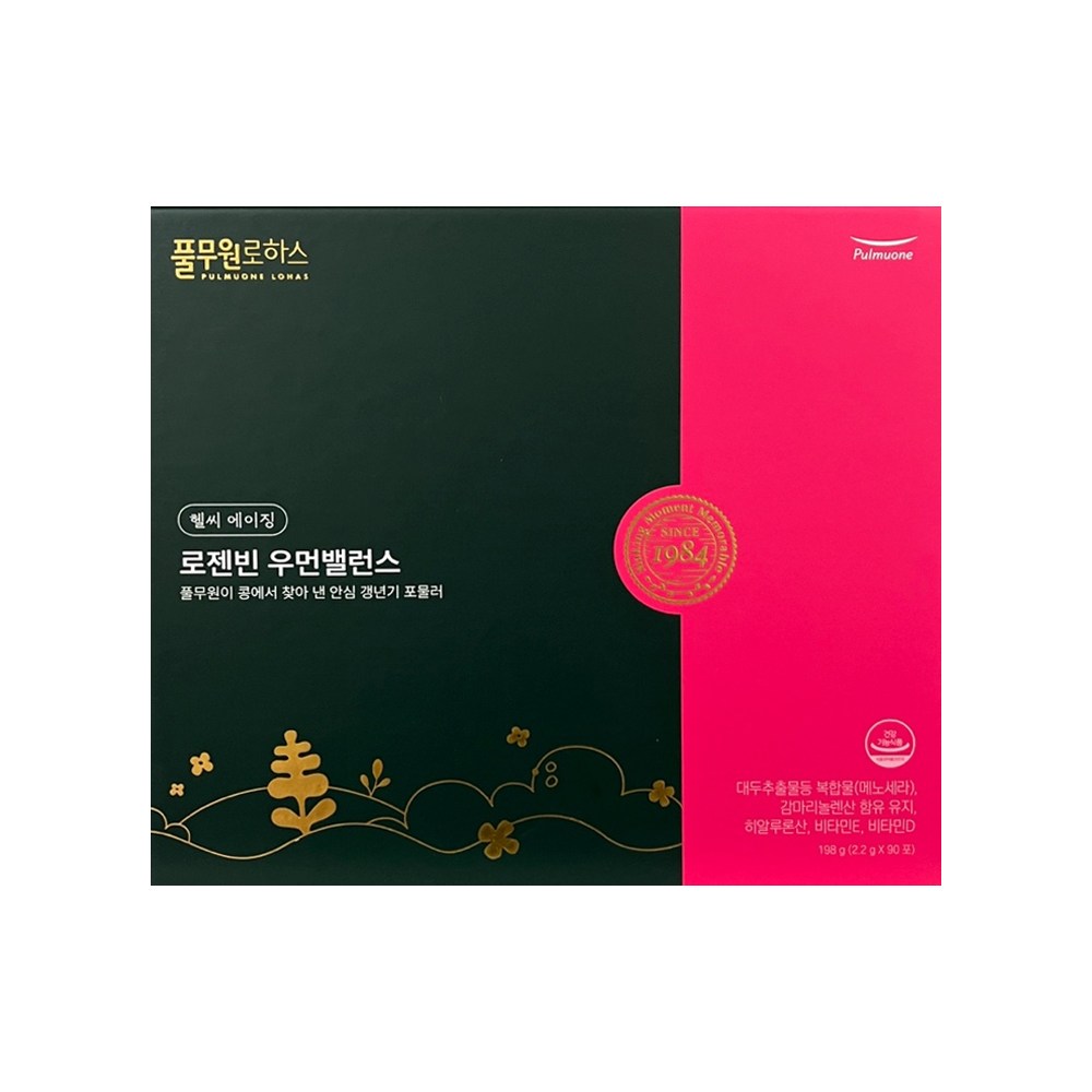 <b>풀무원로하스</b> 로젠빈 <b>우먼</b>밸런스 3개월분 리뉴얼 최신제품  1개