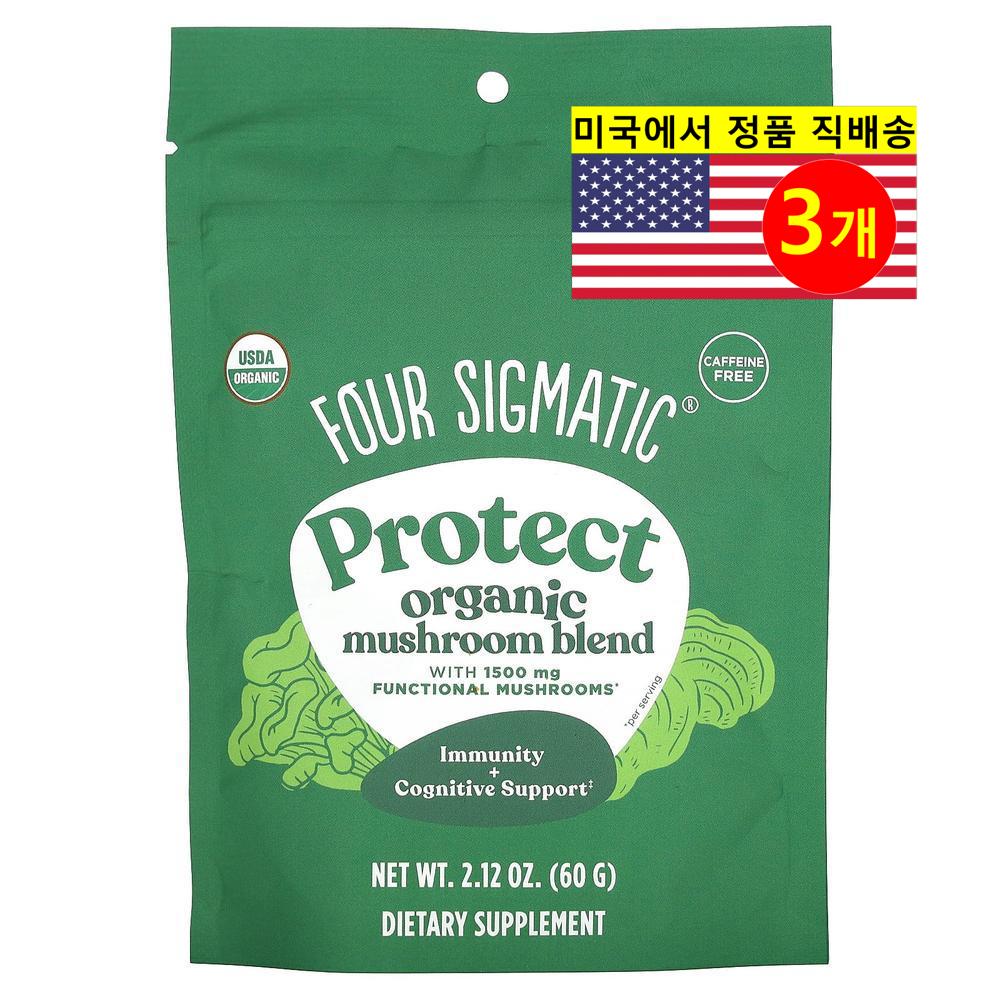 Four Sigmatic <b>버섯 혼합물</b> 믹스 60g 1개  3개  1개입