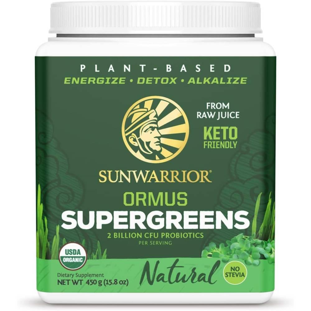 <b>Sunwarrior</b> Ormus SuperGreens Natural <b>썬워리어</b> 오르무스 슈퍼그린스 내추럴 450g  1개