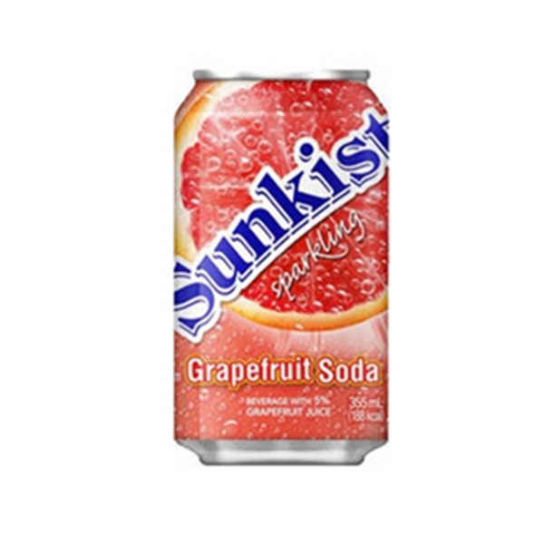 Haitai HTB Sunkist Sparkling Grapefruit Soda, 355ml, 24pcs