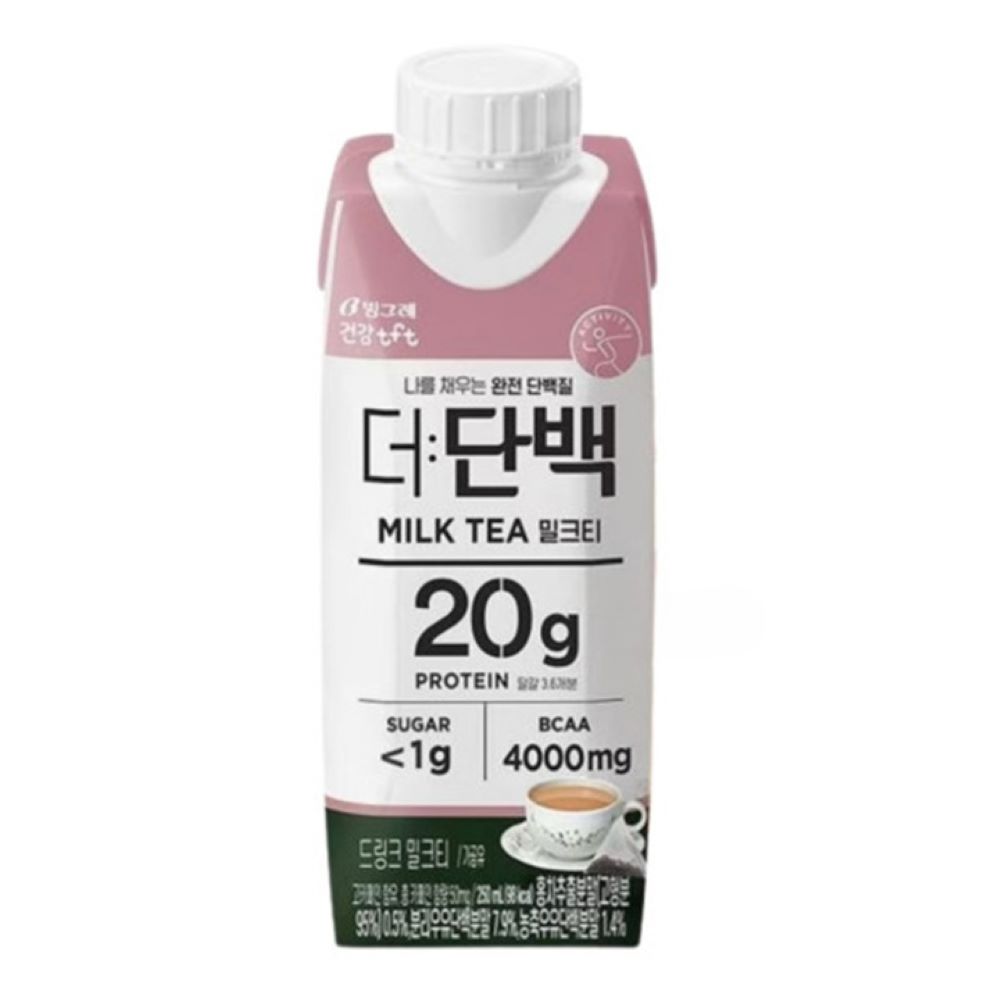 더단백 프로틴 드링크 밀크티