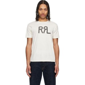 RRL 반팔 티셔츠 782897939001 PAPER WHITE 남성 251435M213001