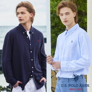 유에스피에이 [U.S POLO ASSN.] 25SS 클래식핏 린넨 셔츠 남성 2종