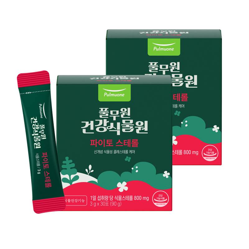 [풀무원건강<b>식물</b>원] <b>파이토 스테롤</b> 콩 유래 <b>식물</b>성 콜레<b>스테롤</b> 케어 <b>식물스테롤</b>  2박스  30회분
