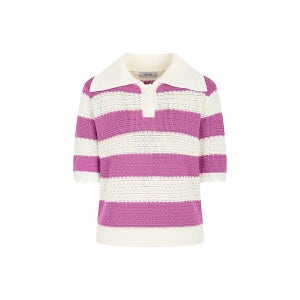 [JJ지고트] 배색 와이드 칼라 풀오버 니트 (LIGHT PURPLE) GP5P1POT31