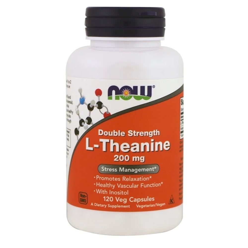 <b>나우푸드</b> L-<b>테아닌</b> 200mg x120캡슐, 1개