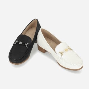 엘칸토 여성 소가죽 발등장식 로퍼3cm LCWC10U513