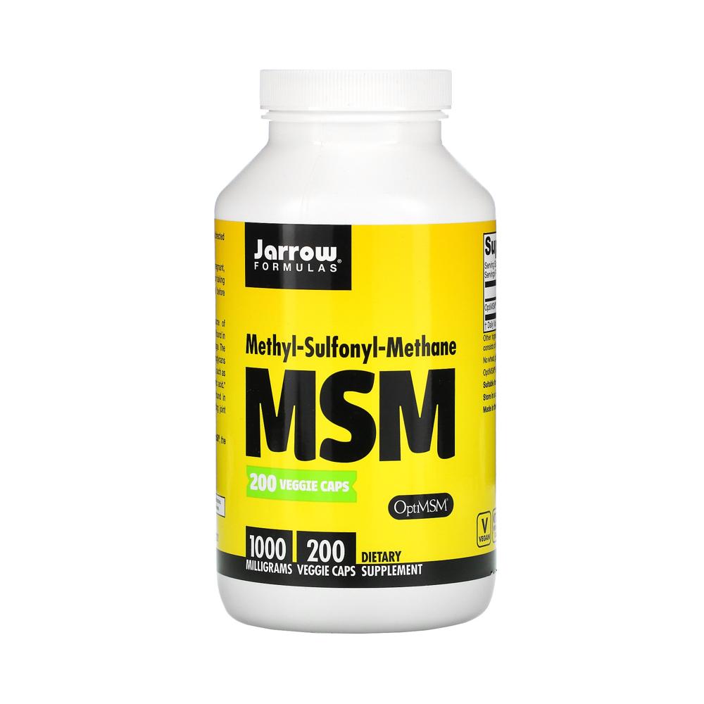 자로우포뮬러스 자로우 포뮬러스 MSM 식이유황 1000mg x 200캡슐, 2개