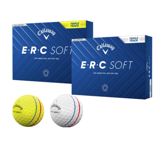 캘러웨이 ERC SOFT 트리플 트랙 골프공 2025년 12개입, 1개