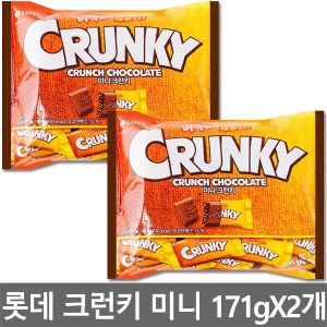 롯데웰푸드 롯데 크런키 미니 171gX2개