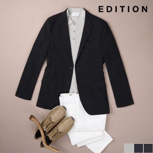 [에디션] 폴리 크레이프 셋업 자켓 S (NND2KG1951)