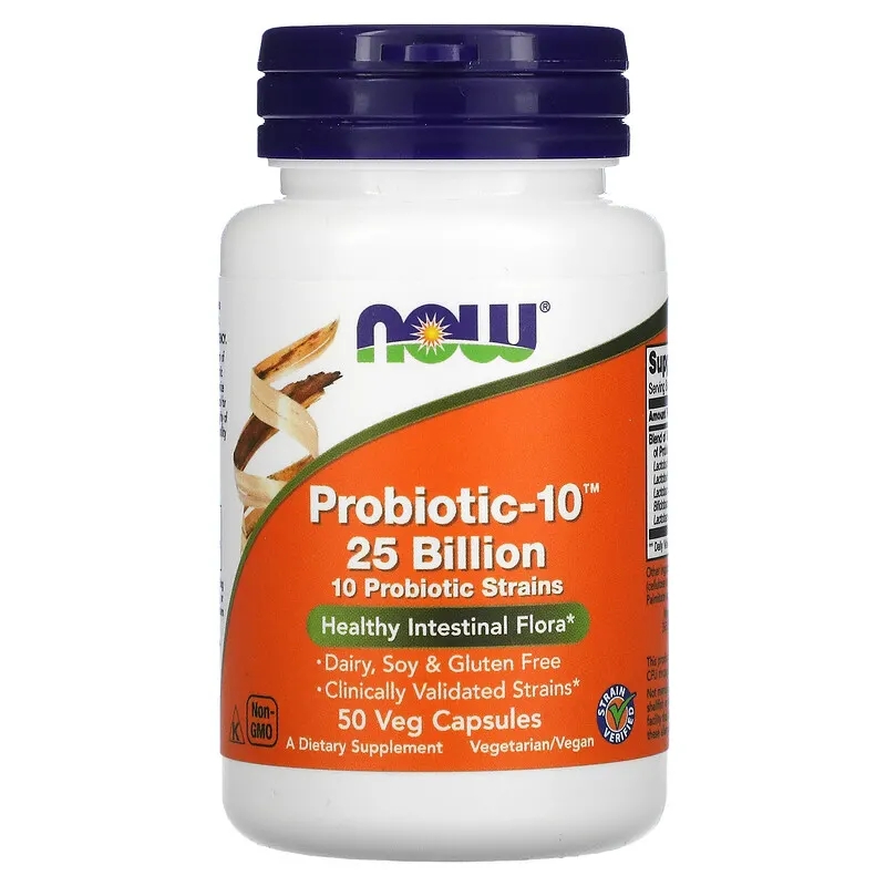 <b>나우푸드</b> Probiotic-10 250억 160mg x 50캡슐, 1개