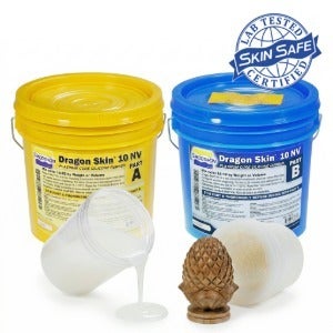 Dragon Skin 10 NV (7.26kg)-저점도 부드러운 부가형 실리콘 (경도 10)