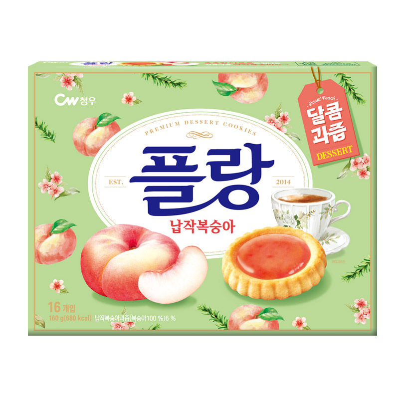 청우 플랑 납작복숭아 성분 분석