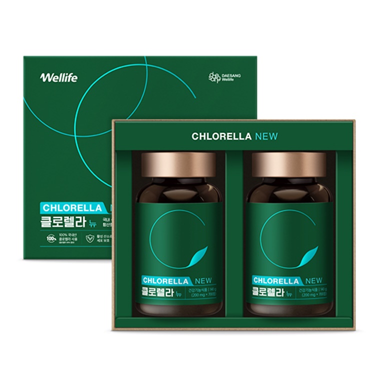 대상웰라이프 <b>클로렐라</b> NEW 세트 200mg x 1400, 1개