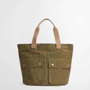 [바버] 남성 카키 Transport Carry All 토트백 URBA5E003E2