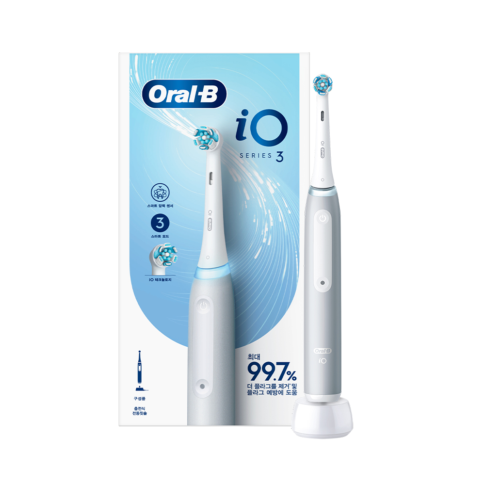 P&G 오랄비 전동칫솔 iO3 화이트