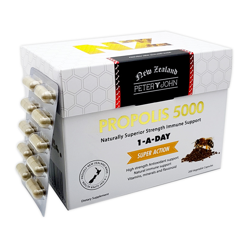 피터앤존 프로폴리스 5000mg x 200캡슐, 1개
