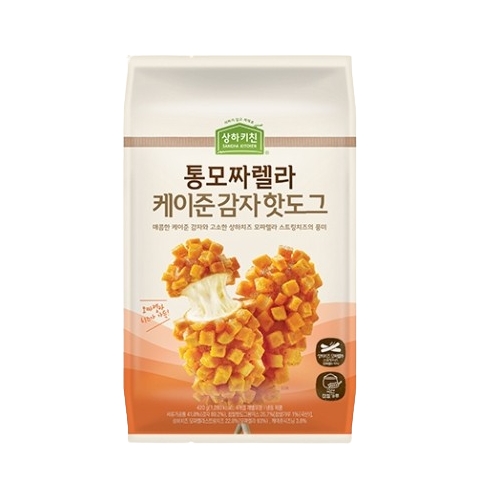 우양 통모짜렐라 케이준 감자 핫도그