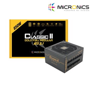 마이크로닉스 ㅡ카드추가할인ㅡ마이크로닉스 Classic II 850W 80PLUS GOLD 풀모듈러 ATX3.1 컴퓨터 PC ATX 파워