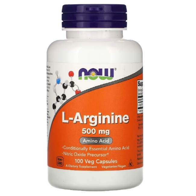 <b>나우푸드</b> L-<b>아르기닌</b> 500mg x 100캡슐, 1개