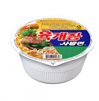 육개장 사발면 86g, 18개 (11,850원) (와우무배)