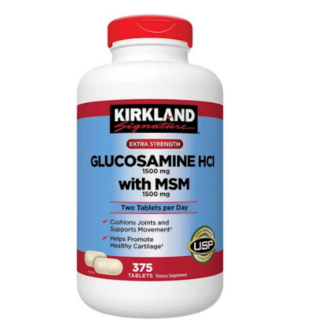 커클랜드 <b>글루코사민</b> HCI <b>MSM</b> 1500mg x 375정, 1개