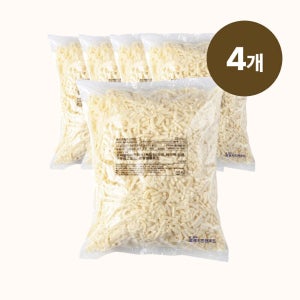 로젠 피자치즈 DA 모짜렐라 슈레드치즈 2.5kg (4개입)