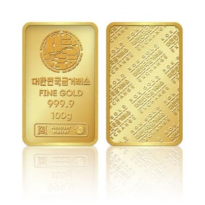 [대한민국금거래소]대한민국금거래소 골드바 100g_기본케이스 [갤러리아]
