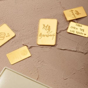 [대한민국금거래소]대한민국금거래소 메세지 순금 골드바 100g [갤러리아]