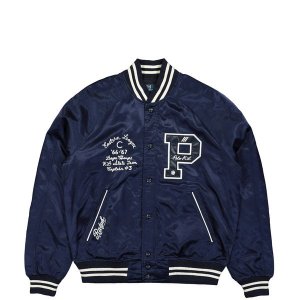 폴로 랄프로렌 바시티 영감 새틴 자켓 710928534001 AVIATOR NAVY 남성
