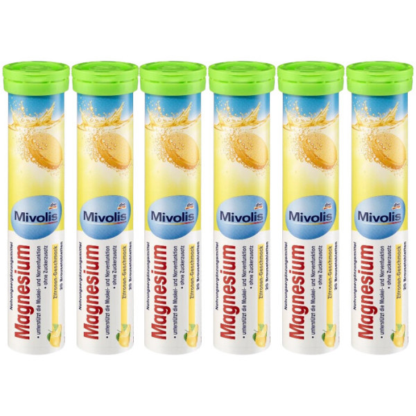 미볼리스 6개 DM 발포비타민 <b>마그네슘</b> 20개입