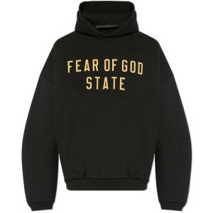 피어오브갓 25SS 에센셜 로고 기모 후드티 192BT246250F BLACK 192BT246250F BLACK