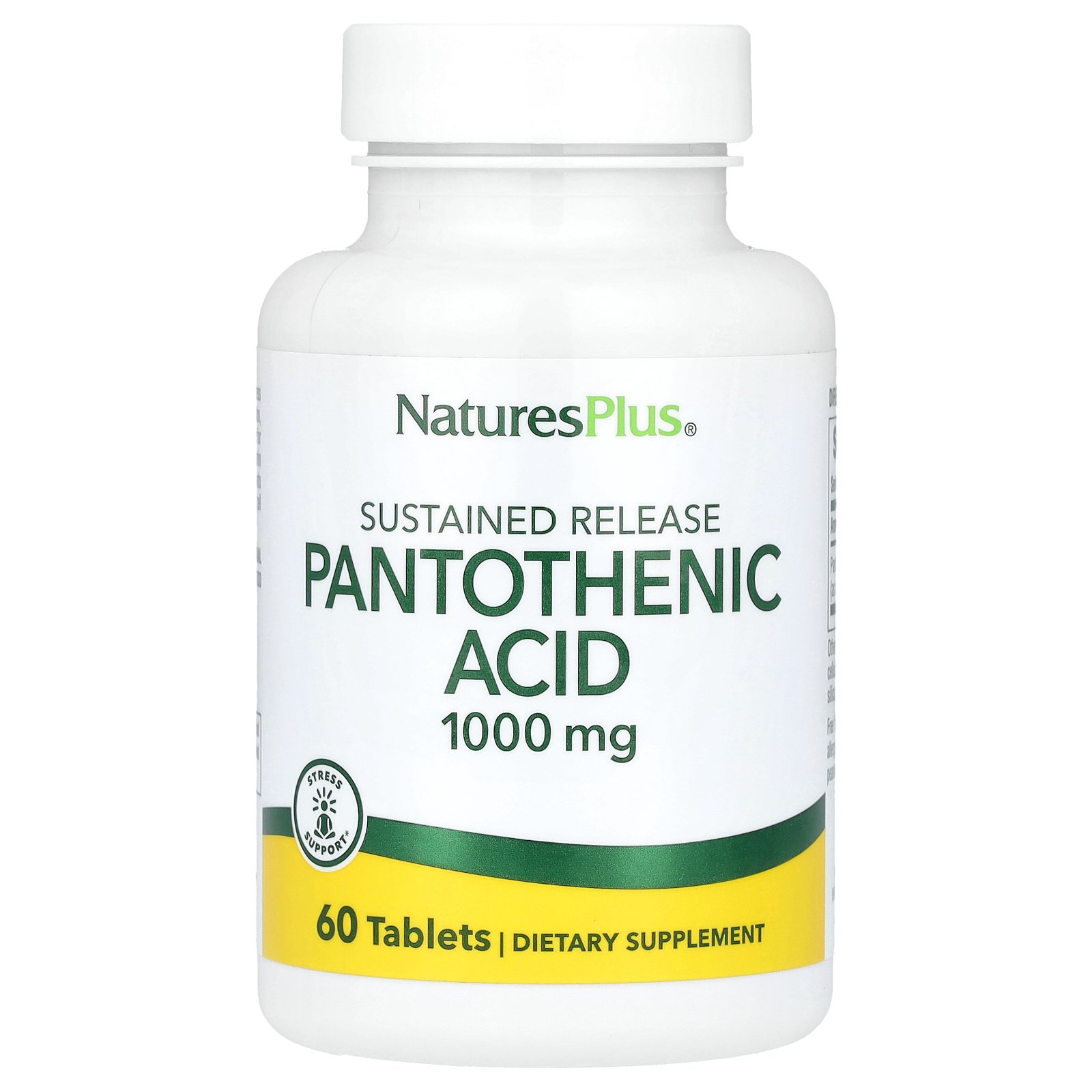 <b>NaturesPlus</b> <b>네이쳐스플러스</b> 판토텐산 1000mg 60정  1개
