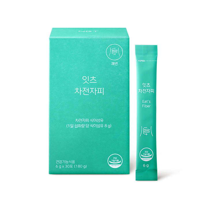 <b>네츄럴굿띵스</b> 잇츠 <b>차전자피</b> 30포 1박스  180g  1개