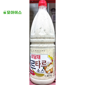 미담채 피쉬앤칩스 타르타르소스 1.85kg 대용량 새우까스 튀김