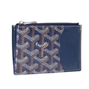 고야드 부르봉 지퍼 카드 홀더 네이비 BOURBOPMLTY12CL12P 129274388