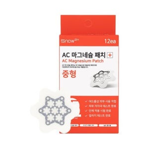 스노우투플러스 AC 마그네슘 패치 중형 12매