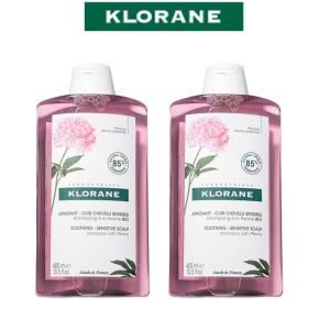 클로란 피오니 엑스트라 샴푸 400ml 2개 Klorane 3282770107739