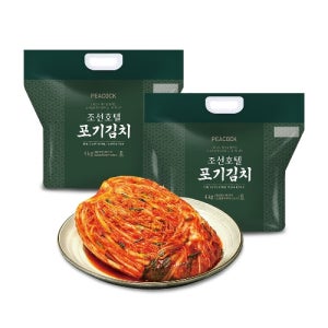 피코크 조선호텔 포기김치 4kg*2팩(총8kg)