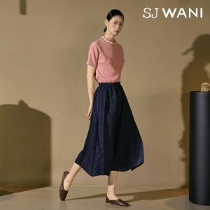 SJ와니 25SS 플리츠 와이드 큐롯팬츠 1종 TV상품