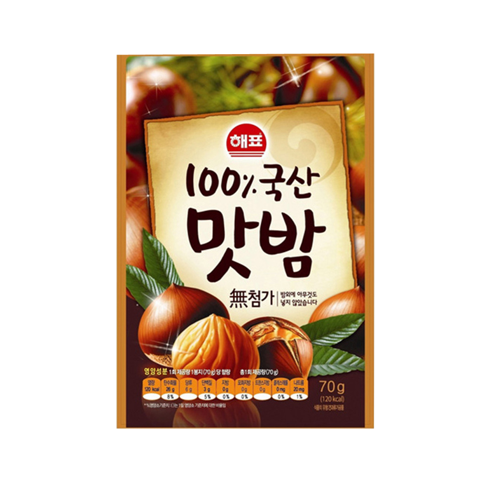 밤뜨래 해표 국산 맛밤