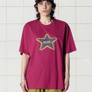 어널로이드 Tie-Dye Star Logo T Shirt / Magenta