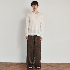 [호이테] FUZZY ROUND NECK T-SHIRT (OFF WHITE) S5TS009OW