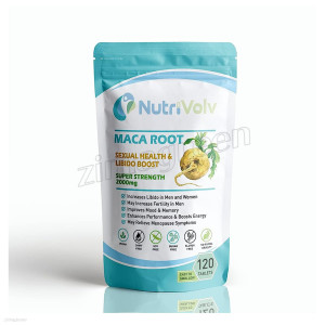 <b>뉴트</b>리볼브 Maca Root 슈퍼 스트렝스 2000mg 하이 파워 <b>에너지</b> 120정