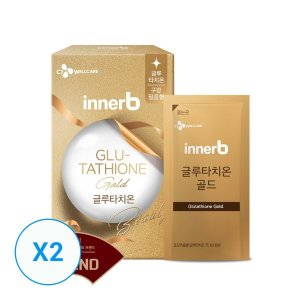 (<b>CJ웰케어</b>)이너비 글루타치온 골드 30매 x 2개