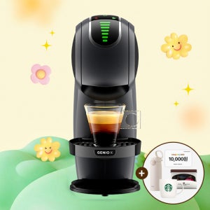 돌체구스토 [쿠팡이츠 1만원] 돌체구스토 캡슐 커피머신 지니오S 터치 그레이 (굿즈돌체구스토 캡슐 6P 틴케이스+카푸치노 머그+써모스 캐리 루프 원터치 텀블러(색상랜덤))