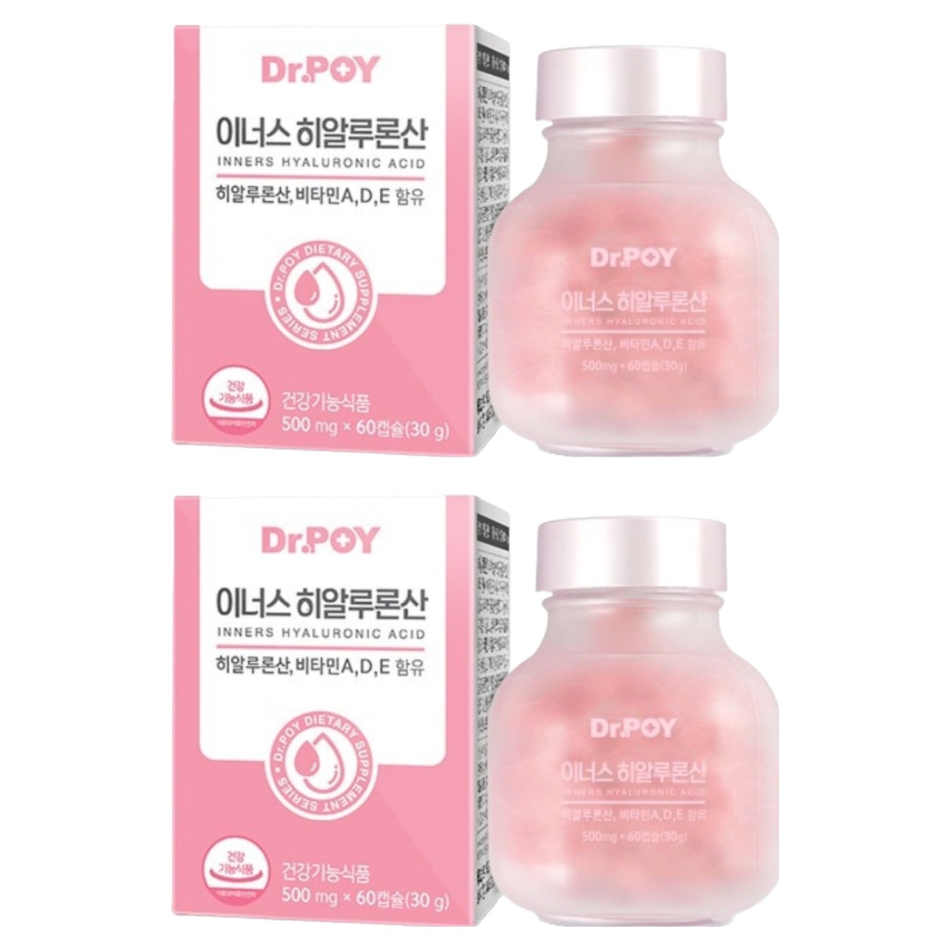 닥터포이 이너스 히알루론산 60캡슐, 2개
